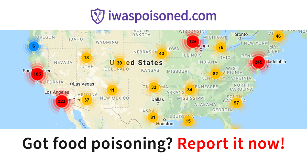 Norovirus 2018 Outbreak Map