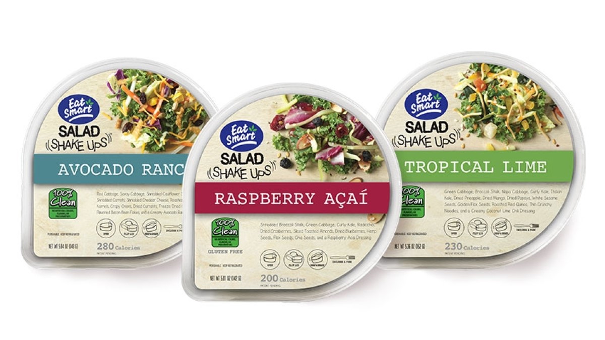 Salad Shake Ups – Raspberry Acai, Framboises et Acai, Product Image